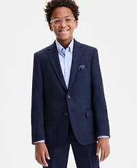 B By Brooks Brothers Boys 8-20 Blue Birdseye Window Classic Sport Coat
