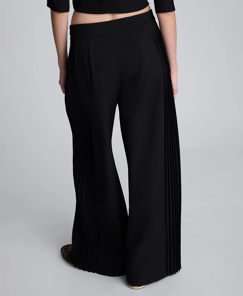 Kenneth Cole Women's Wide Leg High Rise Pants