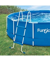 Funsicle 36 Inch SureStep 3 Stair Outdoor Above Ground Swimming Pool Ladder