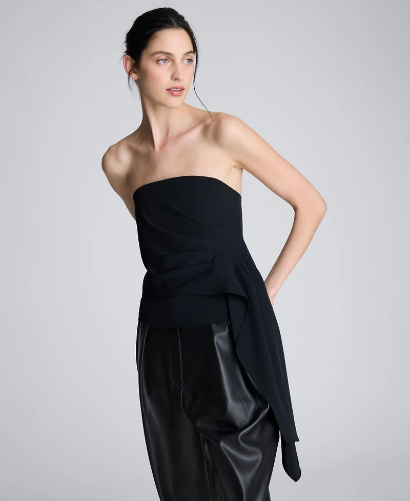 Kenneth Cole Women's Drape Front Bustier Top