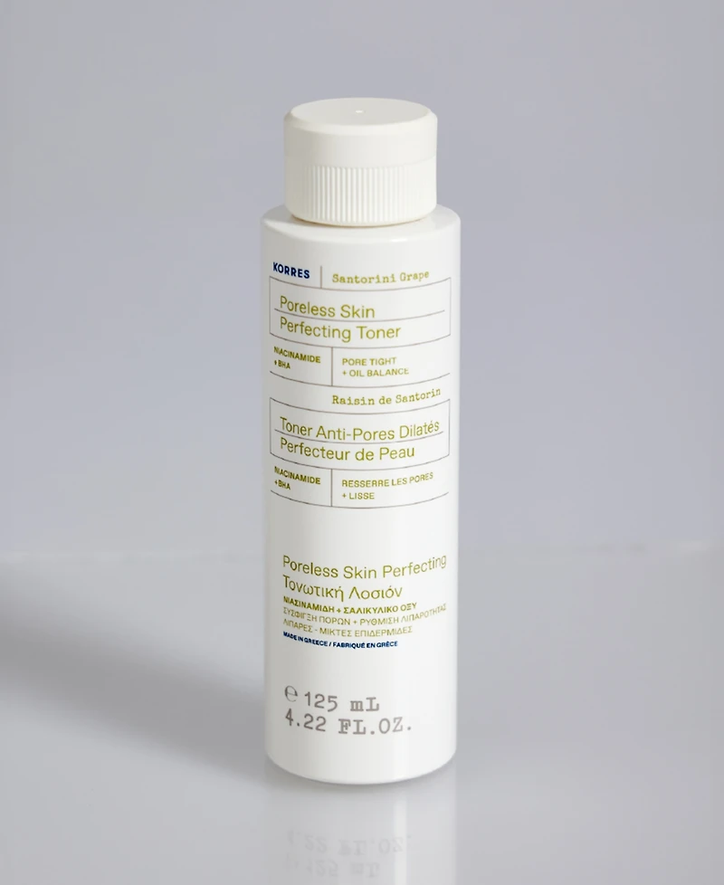 Korres Santorini Grape Poreless Skin Perfecting Toner, 4.23 oz.