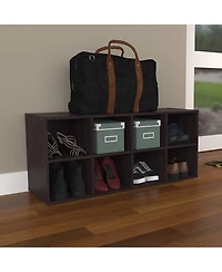 ClosetMaid 5081 8 Box Stylish Closet Shoe Organizing Storage Station, Espresso