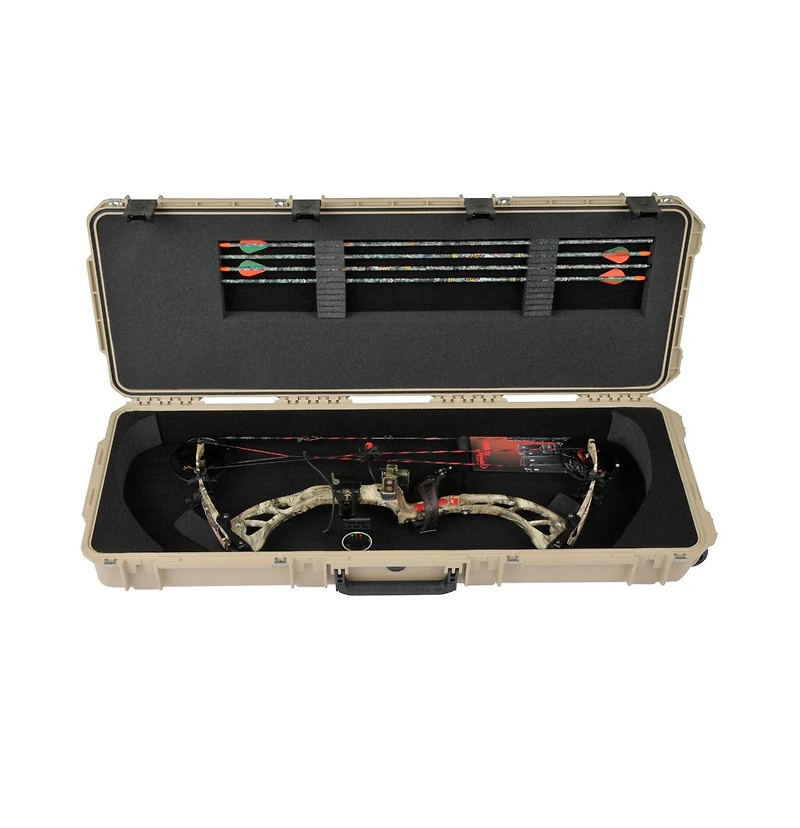 Skb Cases iSeries 4214 Hard Plastic Parallel Limb Bow Crossbow Case, Tan