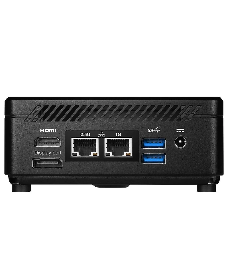 Msi Cubi 5 12M-015BUS Mini Barebone Desktop Computer, Intel Core i5-1235U 1.3GHz, Ram, Storage and Os Not Included, Black