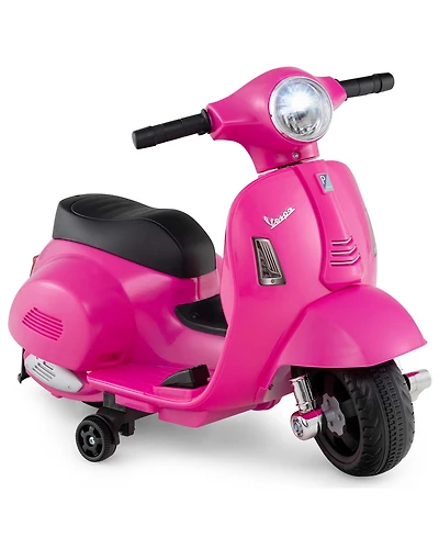 Kids Ride on Motorcycle with Training Wheels Headlight Horn 6V Battery