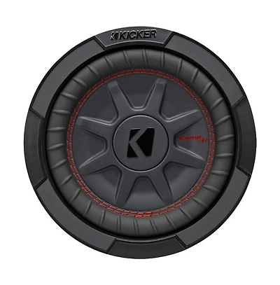 8" CompRT Series Shallow-Mount Dual Voice Coil All-Weather Subwoofer