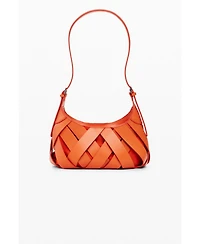 Desigual Women's Medium braided faux leather bag