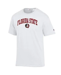 Champion Men's White Florida State Seminoles Arched Logo T-Shirt