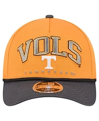 New Era Men's Tennessee Orange/Charcoal Tennessee Volunteers Arch Two-Tone Rope 9FORTY A-Frame M-Crown Adjustable Hat
