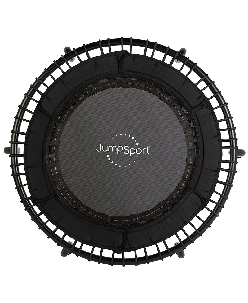 JumpSport 250 Workout Rebounder for Adults, 39" Mini Fitness Trampoline, Black