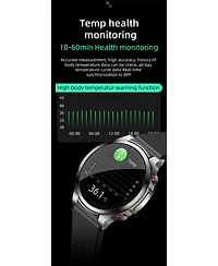 Ruixng Smart HeartGuard Advanced Health Monitoring Smart watch -Red