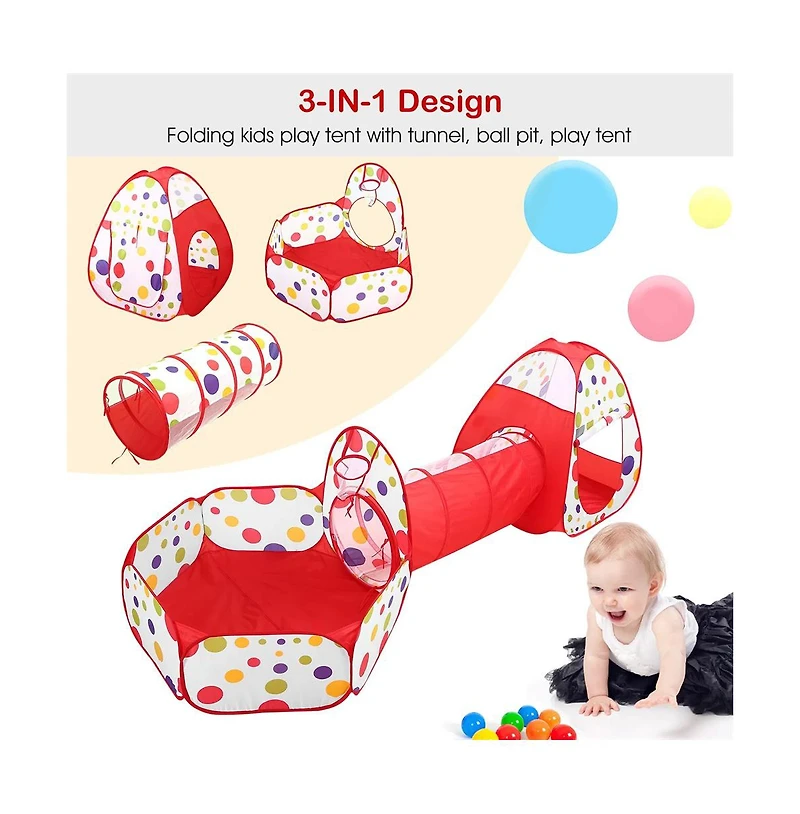 Lycvki Child Tent Kids Play Tent Foldable Children Play House