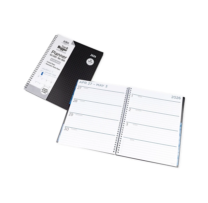 See It Bigger Large 15 Monthly Weekly Planner