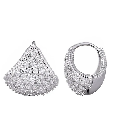 Adornia Silver Cz Purse Earrings