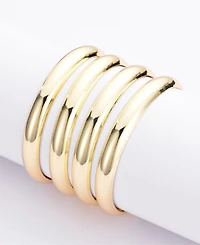 Adornia Gold 4-Bangle Set