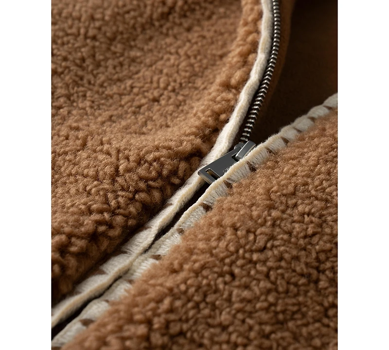 Ugg Women's Nikia Crochet Long Sleeve Fluff Jacket