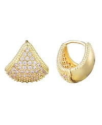 Adornia Silver Cz Purse Earrings