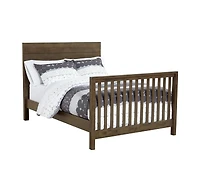 Westwood Design Dovetail Contemporary Wood Bed Rails in Graphite Gray