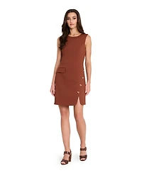 Tahari Asl Women's Sleeveless Bow Detail Dress