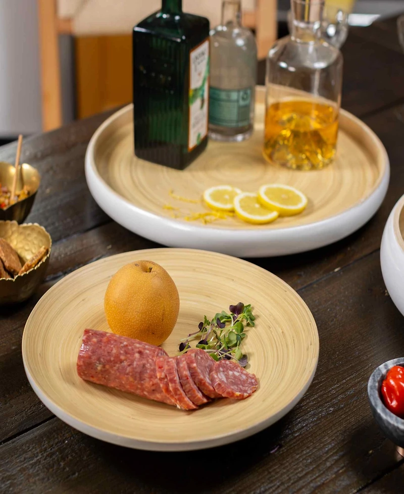 Joyce Chen Lexa Collection 12" Footed Plate