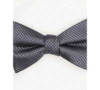 Alfani Men's Mini-Pattern Bow Tie & Solid Pocket Square Set, Exclusively at Macy's