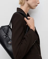 Mango Women's Straight-Fit Suit Jacket