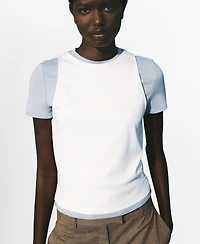 Mango Women's Double Cotton T-Shirt