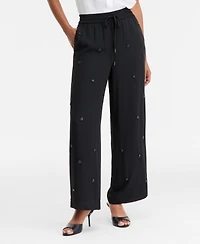 I.n.c. International Concepts Women's Embellished Drawstring Pants, Macy's Exclusive