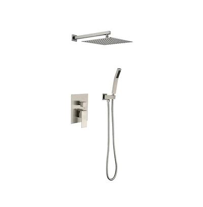 Rainsken 12" Rain Shower Head Systems Wall Mounted Shower