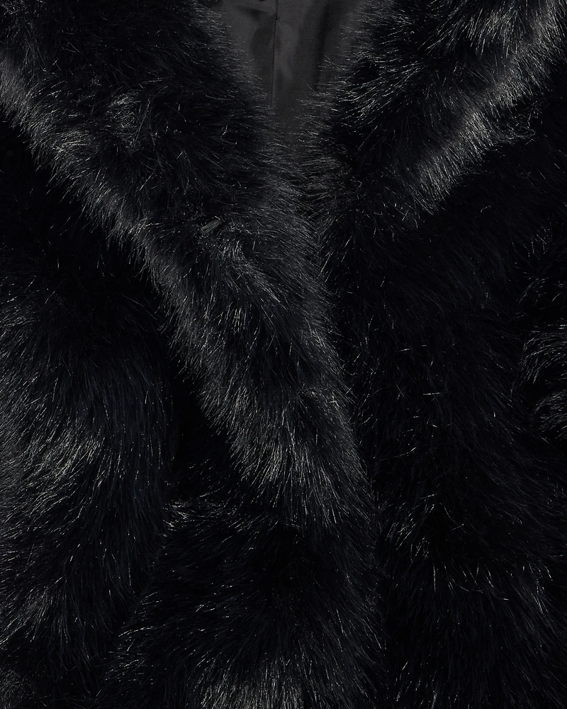 I.n.c. International Concepts Women's Long Pile Faux-Fur Chubby Jacket, Macy's Exclusive