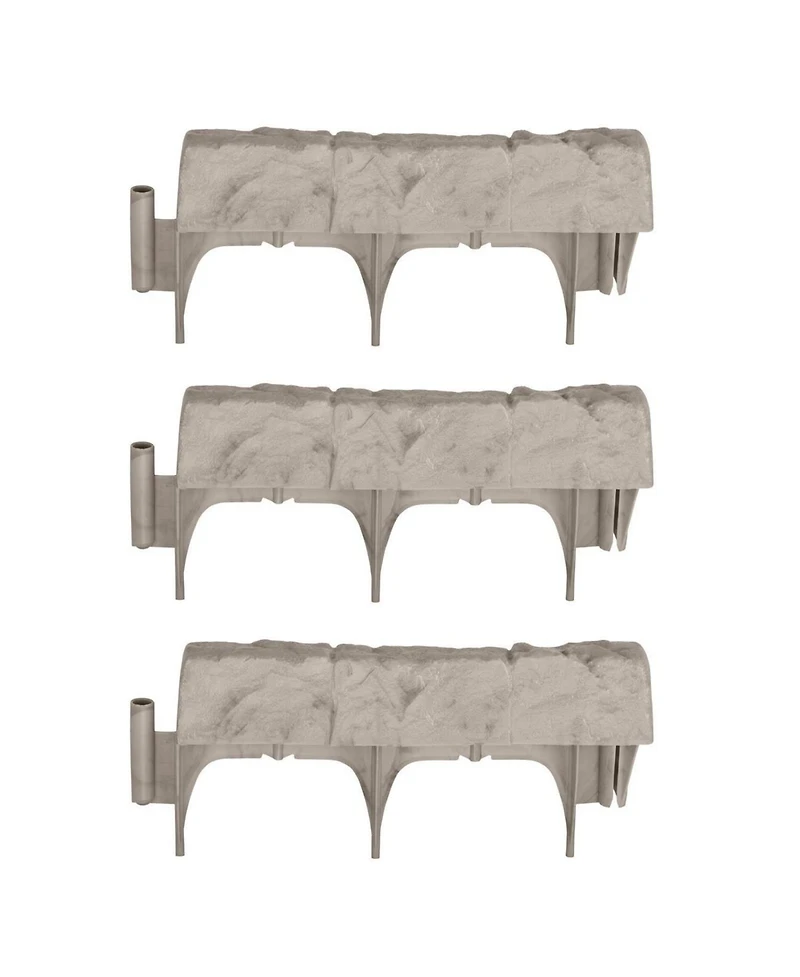 Suncast Landscape Border Decorative Stone Edging