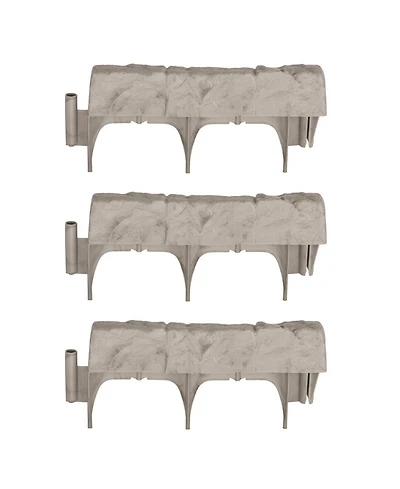 Suncast Landscape Border Decorative Stone Edging