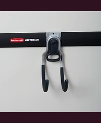 Rubbermaid 1784461 Fast Track Wall Mounted Garage/Garden Storage Utility Hook