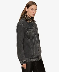 Sanctuary Women's Long Sleeve Boyfriend Trucker Jacket