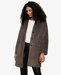 Sanctuary Women's Hometown Faux Fur Coat