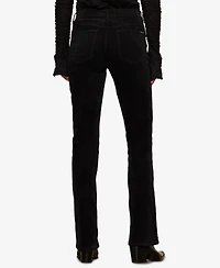 Sanctuary Women's Velveteen Brook Bootcut Stretch Pants