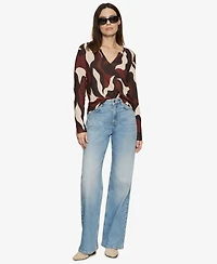 Sanctuary Women's Printed Long-Sleeve T-Shirt