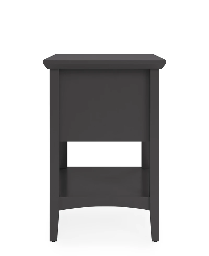 Furniture 24" Solid Wood Hedworth Square End Table