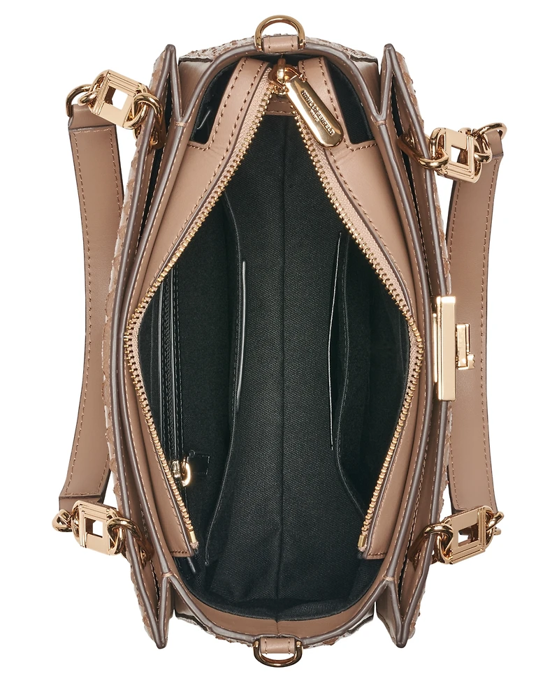 Karl Lagerfeld Paris Ivette Top Zip Satchel Bag
