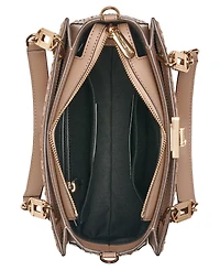 Karl Lagerfeld Paris Ivette Top Zip Satchel Bag