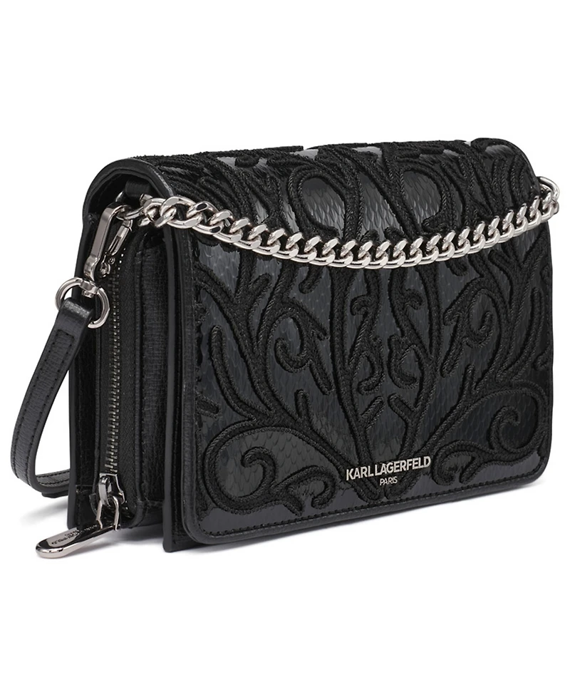 Karl Lagerfeld Paris Lourdes Small Crossbody Bag