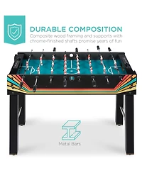 Best Choice Products 48in Competition Sized Foosball Table for Home, Game Room w/ 2 Balls