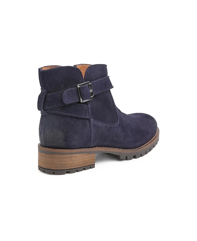 Leather Macys Navy Blue Boots Style Macys JURNAE Navy Suede Block