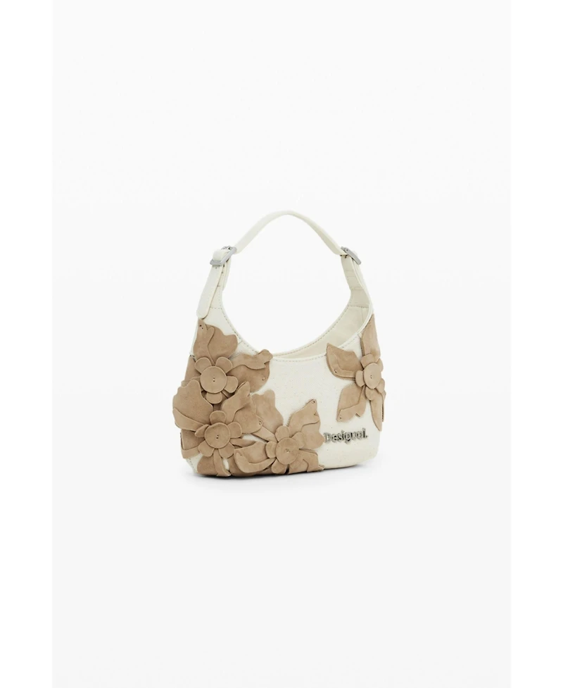 Desigual Women's Small floral applique bag