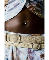Desigual Women's Suede-effect belt