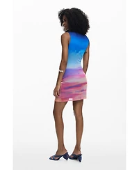Desigual Women's Draped sleeveless dress