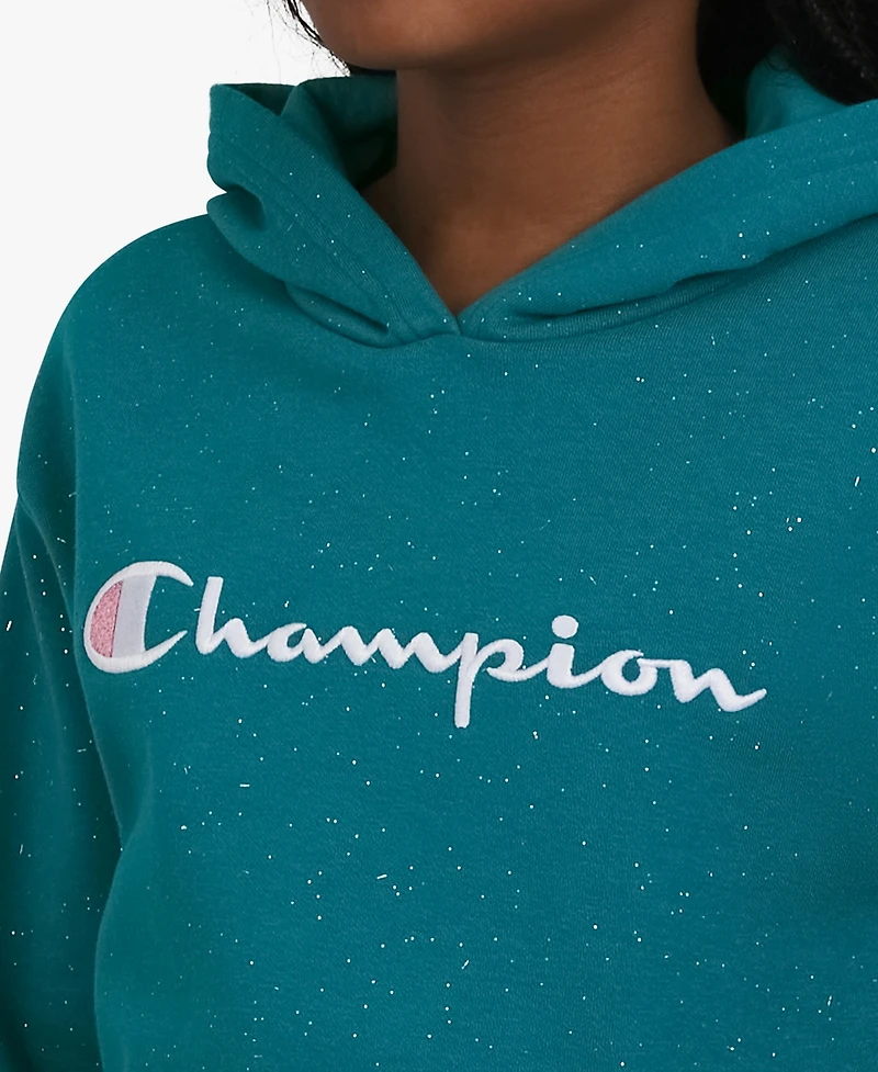 Champion Girls 7-16 Long Sleeve Glitter Hoodie