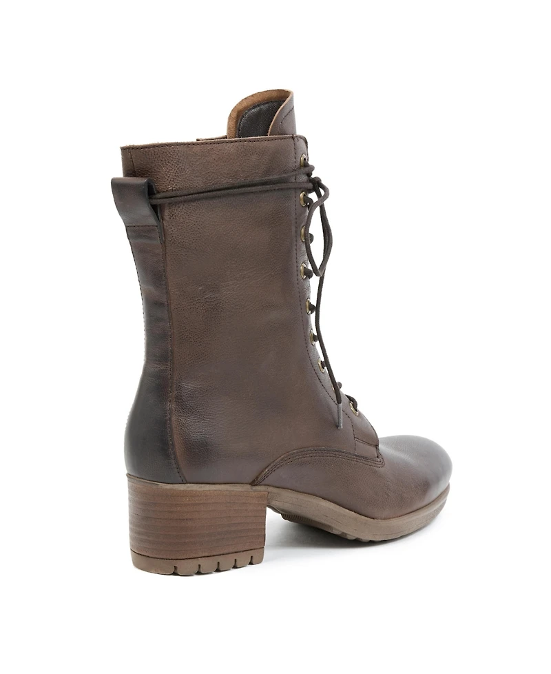 Block Heel Derby Boot