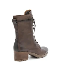 Block Heel Derby Boot