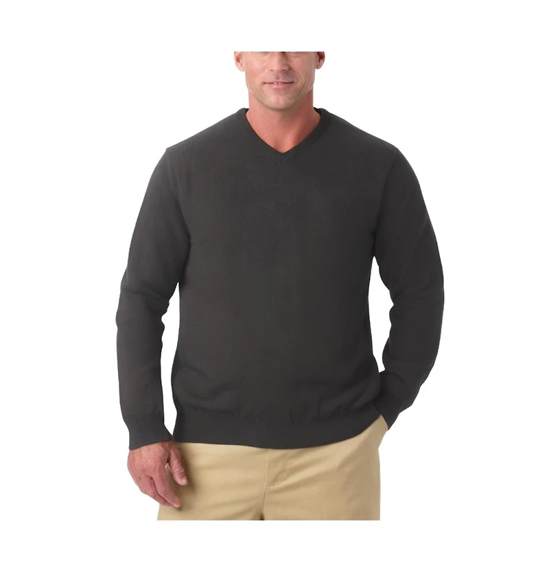 KingSize Men's Big & Tall Lightweight V-Neck Sweater